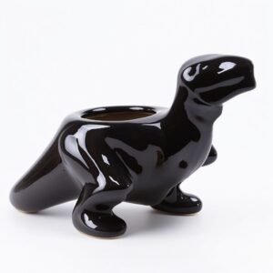 Doniczka Dinozaur czarny