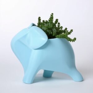 Doniczka Słoń niebieski