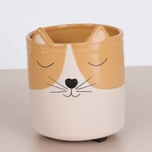 Doniczka dla kota z uszami