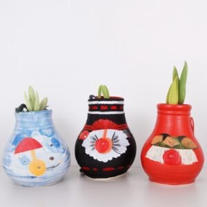 Amarylis w wosku na Nowy Rok